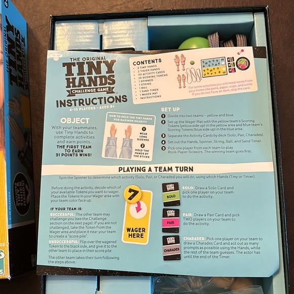 NWOT The Original Tiny Hands Challenge Game - Picture 4 of 5